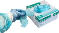 Janmed® Bouffant Hauben Ø53cm, 100 Stück in einer Spenderbox, Farbe:grün, Anzahl: 100 Stück