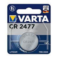Varta CR 2477, jednorazová batéria, lítiová, 3 V, 1 ks, strieborná, 13 g