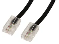Kabel połączeniowy ISDN, 8P4C-8P4C, 1:1, 2x wtyczka RJ45, 3m