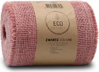 Bieżnik jutowy różowy 15 cm x 10 m