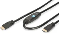 Digitus AK-330105-400-S HDMI AV-Kabel für Audio-/Video-Gerät - 40 m - ja - 1 x HDMI (Type A) Stecker Digital Audio/Video - 1 x HDMI (Type A) Stecker Digital Audio/Video - Vergoldet - Schwarz, Schwarz