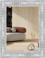 nielsen HOME Wandspiegel Chiara, Silber Weiß, ca. 50x70 cm