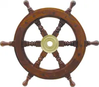 Steuerrad Deko Holz 30cm
