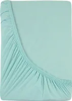 Pojedyncze prześcieradło Qualitex Jersey z lycrą 90x200cm miętowe