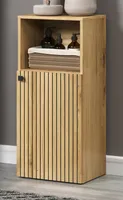 Badezimmer Kommode "Bliss" in Eiche, Badschrank 40 x 95 cm
