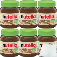 nutella plant based vegan 6er Pack (6x350g Glas) + usy Block