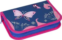 EBERHARD FABER Schüleretui Schmetterling 32-teilig pink/blau