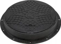 Schachtabdeckung Kanaldeckel Schachtdeckel DN600/800 A15 BabylonPlast™ Schwarz