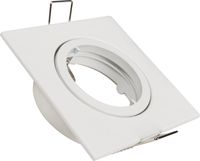 Einbaurahmen McShine "DL-826w" eckig, 82x82mm, schwenkbar, Bajonett Verschluss