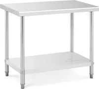 Royal Catering Edelstahl-Arbeitstisch - ECO - 100 x 60 cm - 90 kg -