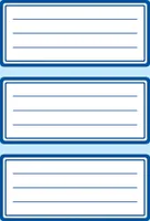HERMA Buchetiketten blaue Randgestaltung 76 x 35 mm 6 Blatt à 3 Etiketten