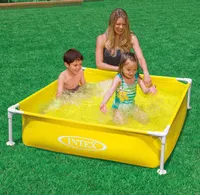 157172NP Frame Pool Mini 122 X 122 X 30 Cm (L X B X H) Farbe: Gelb