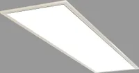 BRILONER Simple LED Panel, Neutralweißes Licht, weiß, 119,5 x 29,5 x 6 cm