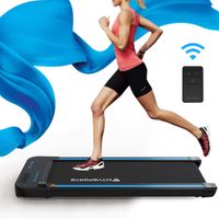 CITYSPORTS Laufband mit elektrischem Motor klappbar, 440W Motor, einstellbare Geschwindigkeit, LCD-Bildschirm Kalorienzähler, klappbares Laufband Bluetooth-Lautsprecher für Heim und Büro