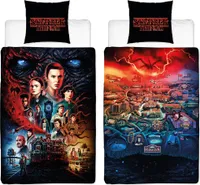 Stranger Things Hawkins Bettwäsche Linon / Renforcé
