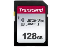 Transcend 300S - Karta pamięci flash - 128 GB - Video Class V30 / UHS-I U3 / Class10 - SDXC UHS-I