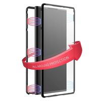 Cover "360° Glass" für Samsung Galaxy S22 Ultra (5G), Schwarz Handyhülle