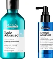 Loreal Scalp Advanced Anti-Schuppen Shampoo 300ml + Haarausfall-Serum 90ml