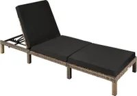 Rattan Sonnenliege Sofia 196 x 66 x 27 cm