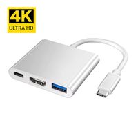 3IN1 USB C Hub Adapter Typ-C auf USB HDMI 4K HD TV PD Kabel für Mac Samsung Dell Apple Xiaomi Huawei LG HTC Asus Lenovo Macbook Laptop