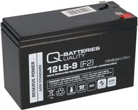 Q-Batteries 12LS-9 12V 9Ah F2 Blei-Vlies-Akku AGM 12 Jahre