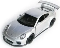 PORSCHE 911 GT3 RS 2016 Modellauto Modell Auto Metall Spielzeugauto Geschenk 00 (Silber-Metallic)