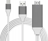 Przejściówka Kabel Lightning HDMI FHD USB iPhone iPad