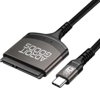 AdroitGoods Adaptér kábla Sata na Usb-c - Rozšírenie pevného disku - konektor
