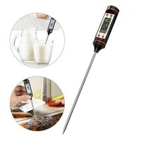 Digitales LCD Kochthermometer Einstichthermometer Küchenthermometer (einsetzbar für Fleisch, Braten, Backen, Bier, Wein usw.)