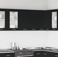 vidaXL Szafka ścienna czarna 60x31x60 cm płyta wiórowa