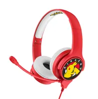 OTL Technologies Pokémon Pikachu Kopfhörer Kabelgebunden Kopfband Gaming Rot, Weiß