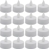 16x LED Teelichter Kerzen Batterie Elektrisch Licht Lampe Windlicht Kerze LED