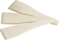 Bestron 8x Raclette-Schaber aus Holz, Holzspatel für Raclette's, naturbelassen, 19cm, Braun