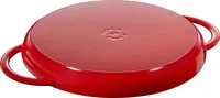 Staub Grillpfanne induktion rund 30cm rot