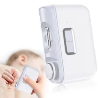 Elektrischer Nagelknipser, Automatische Nageltrimmer, Nagelzwicker mit LED-Licht, Elektrische Nagelfeile Baby, Nagelknipser Fußnägel, USB Aufladung