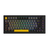 Akko 5075S Schwarz & Gold RGB Mechanische Gaming Tastatur ISO-DE Linearer Schalter