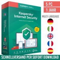 Kaspersky Internet Security 2024 (Standard) | 5 Geräte | 1 Jahr | Sofortdownload