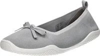 Alyssa Damen-Ballerina Grau-Weiß, Farbe:grau, EU Größe:38