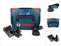 Bosch GEX 12V-125 Professional Akku Exzenterschleifer 12 V 125 mm Brushless + 2x Akku 6,0 Ah + Ladegerät + L-Boxx