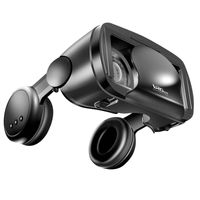 Smartphone VR-Brille mit 3.5mm Klinkenkabel, Anti-Blaulicht Filter – Schwarz