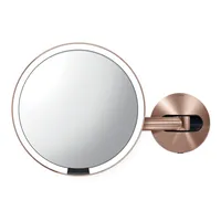 Simplehuman Sensorspiegel mit Wandhalterung Roségold