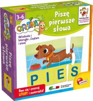 Carotina Puzzle a lotéria Písanie prvých slov 87518 Lisciani P24