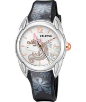 Calypso Mädchen Armbanduhr K5734/E Einhorn-Motiv