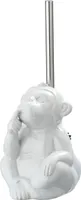 WENKO WC-Garnitur Monkey Quiet weiß Stein