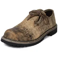 PAULGOS Trachtenschuhe Antik Echt Leder Haferlschuhe Haferl in 3 Farben Gr. 39-47