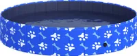 PawHut Hundebadewanne Hundepool Badewanne faltbar Plantschbecken Swimmingpool Schwimmbecken Wasserbecken für Hunde und Katzen Ø160 x 30H cm