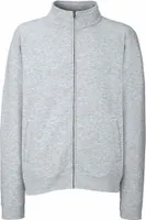Fruit of the Loom - Classic Sweat Jacket - Heather Grey - M