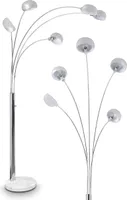 Suio »Suio« Stehleuchte aus Metall in chrom mit Lichteffekt
