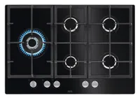 AEG HKB75820NB, Schwarz, Eingebaut, 75 cm, Gas, 5 Brenner