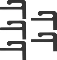 5x Garderobenhaken CAP-Haken Akustikpaneele Akustik Paneele Akustikpanele Cappy